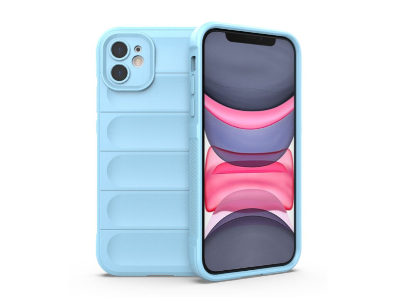 Newface iPhone 11 Kılıf Optimum Silikon - Sky Blue