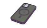 Newface iPhone 11 Kılıf Trex Magneticsafe Kapak - Derin Mor