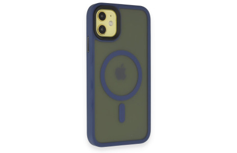 Newface iPhone 11 Kılıf Trex Magneticsafe Kapak - Lacivert