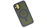 Newface iPhone 11 Kılıf Trex Magneticsafe Kapak - Lacivert