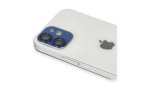 Newface iPhone 11 Pers Alüminyum Kamera Lens - Lacivert