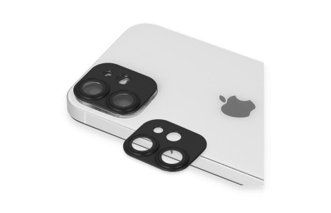 Newface iPhone 11 Pers Alüminyum Kamera Lens - Siyah