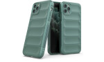 Newface iPhone 11 Pro Kılıf Optimum Silikon - Koyu Yeşil