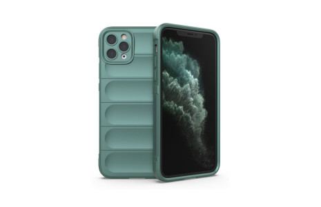 Newface iPhone 11 Pro Max Kılıf Optimum Silikon - Koyu Yeşil