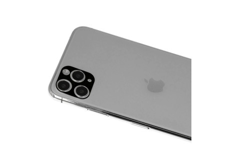 Newface iPhone 11 Pro Max Rainbow Kamera Lens Koruma Cam - Siyah