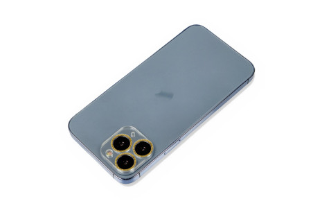 Newface iPhone 11 Pro Max Shine Kamera Lens Koruma Cam - Gold