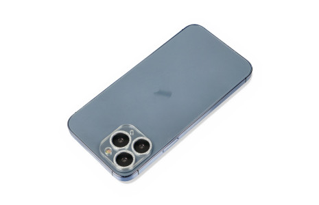 Newface iPhone 11 Pro Max Shine Kamera Lens Koruma Cam - Gümüş