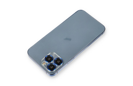 Newface iPhone 11 Pro Metal Kamera Lens Koruma Cam - Mavi