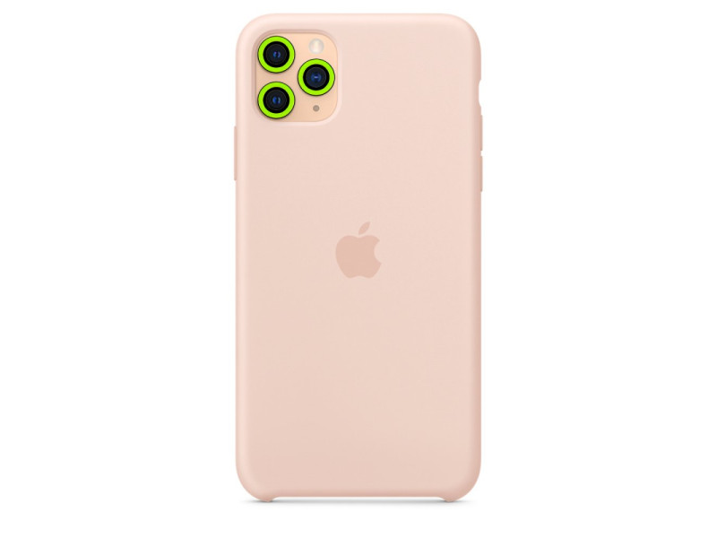 Newface iPhone 11 Pro Neon Fosforlu Kamera Lens - Yeşil