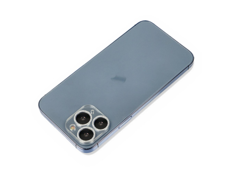 Newface iPhone 11 Pro Shine Kamera Lens Koruma Cam - Gümüş