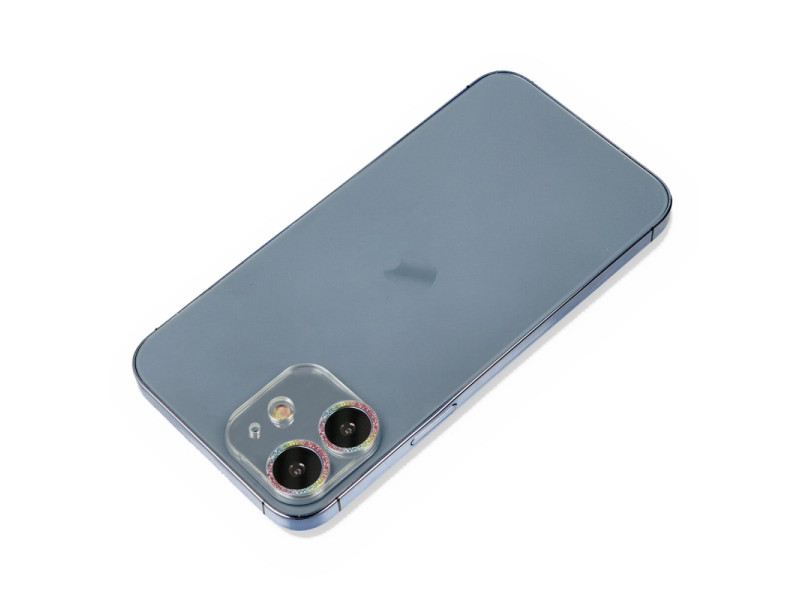 Newface iPhone 11 Shine Kamera Lens Koruma Cam - Rainbow