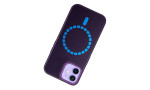 HDD iPhone 12 Kılıf HBC-156 Forum Magneticsafe Kapak - Derin Mor