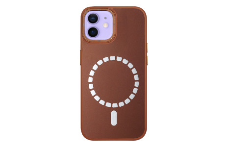 HDD iPhone 12 Kılıf HBC-156 Forum Magneticsafe Kapak - Kahverengi