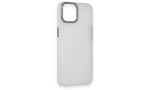 Newface iPhone 12 Kılıf Modos Metal Kapak - Şeffaf