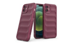 Newface iPhone 12 Kılıf Optimum Silikon - Bordo