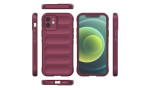 Newface iPhone 12 Kılıf Optimum Silikon - Bordo