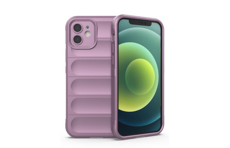 Newface iPhone 12 Kılıf Optimum Silikon - Mor