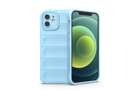 Newface iPhone 12 Kılıf Optimum Silikon - Sky Blue