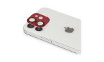 Newface iPhone 12 Mini Pers Alüminyum Kamera Lens - Kırmızı