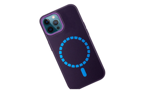 HDD iPhone 12 Pro Kılıf HBC-156 Forum Magneticsafe Kapak - Derin Mor