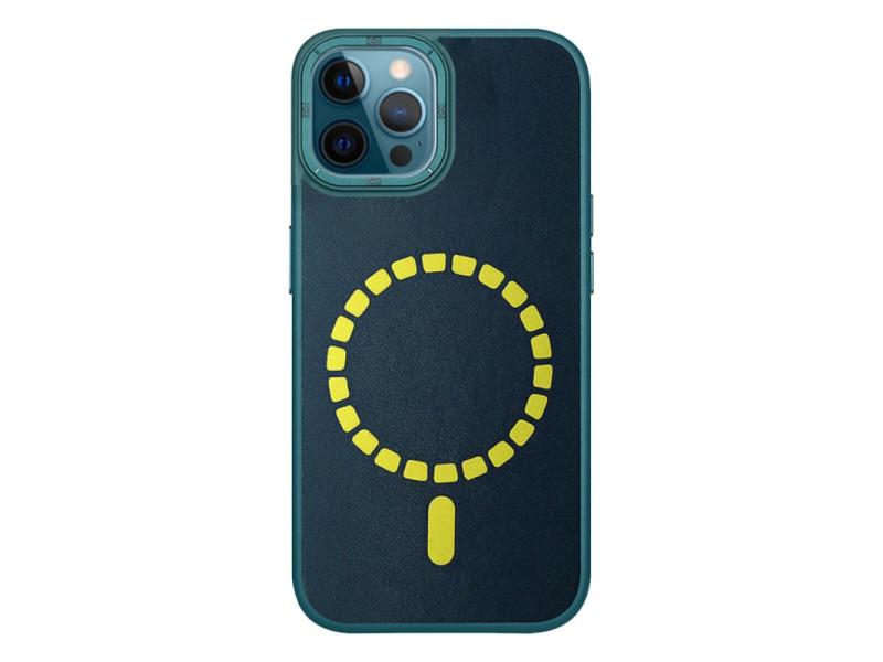 HDD iPhone 12 Pro Kılıf HBC-156 Forum Magneticsafe Kapak - Koyu Yeşil