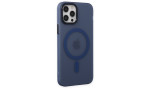 Newface iPhone 12 Pro Kılıf Lodos Magneticsafe Mat Kapak - Mavi