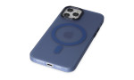 Newface iPhone 12 Pro Kılıf Lodos Magneticsafe Mat Kapak - Mavi