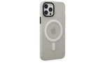 Newface iPhone 12 Pro Kılıf Lodos Magneticsafe Mat Kapak - Şeffaf