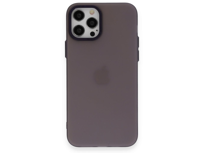 Newface iPhone 12 Pro Kılıf Modos Metal Kapak - Derin Mor