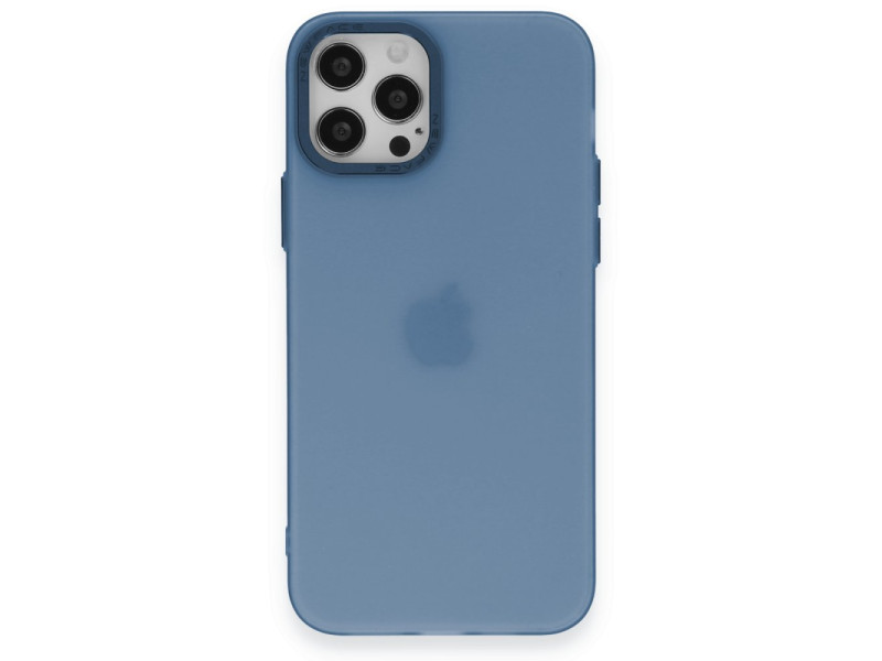 Newface iPhone 12 Pro Kılıf Modos Metal Kapak - Lacivert