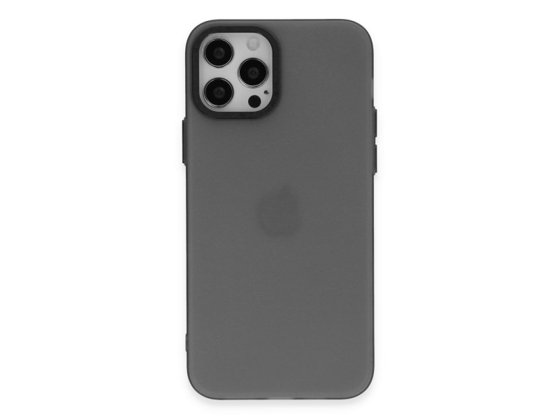 Newface iPhone 12 Pro Kılıf Modos Metal Kapak - Siyah