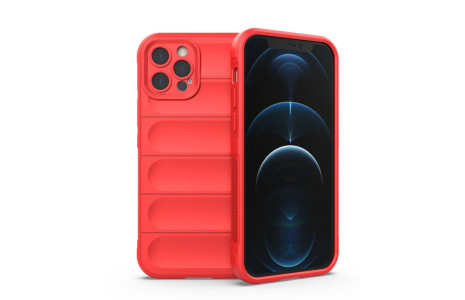 Newface iPhone 12 Pro Kılıf Optimum Silikon - Kırmızı