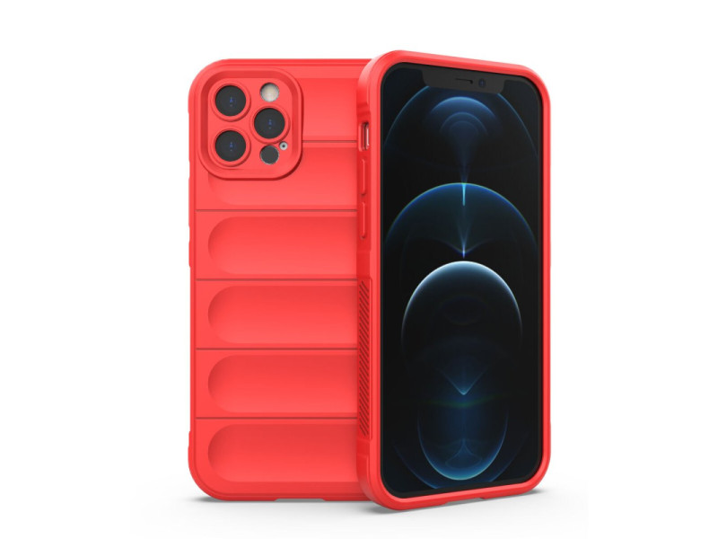 Newface iPhone 12 Pro Kılıf Optimum Silikon - Kırmızı