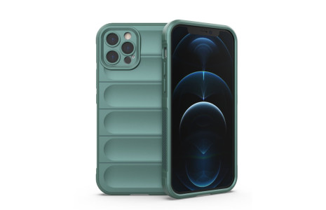 Newface iPhone 12 Pro Kılıf Optimum Silikon - Koyu Yeşil