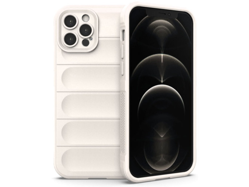 Newface iPhone 12 Pro Kılıf Optimum Silikon - Krem