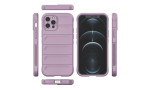 Newface iPhone 12 Pro Kılıf Optimum Silikon - Mor