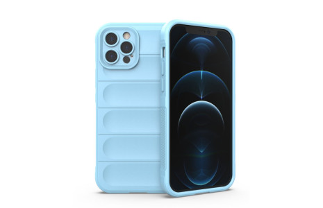 Newface iPhone 12 Pro Kılıf Optimum Silikon - Sky Blue
