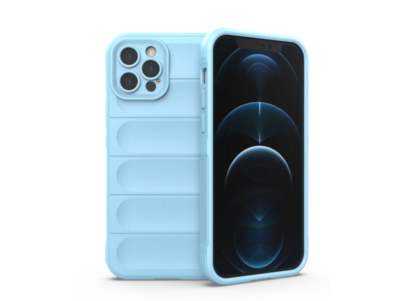 Newface iPhone 12 Pro Kılıf Optimum Silikon - Sky Blue