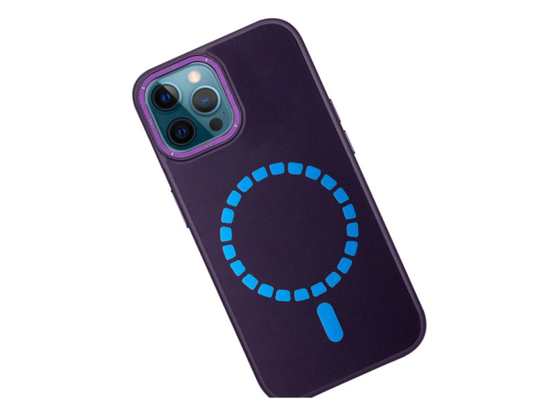 HDD iPhone 12 Pro Max Kılıf HBC-156 Forum Magneticsafe Kapak - Derin Mor