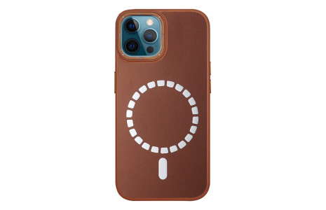 HDD iPhone 12 Pro Max Kılıf HBC-156 Forum Magneticsafe Kapak - Kahverengi