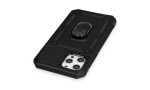 Newface iPhone 12 Pro Max Kılıf Pars Lens Yüzüklü Silikon - Siyah