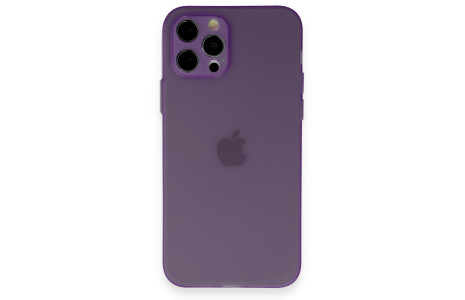 Newface iPhone 12 Pro Max Kılıf Puma Silikon - Koyu Mor
