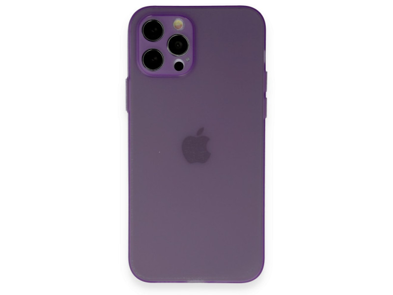 Newface iPhone 12 Pro Max Kılıf Puma Silikon - Koyu Mor