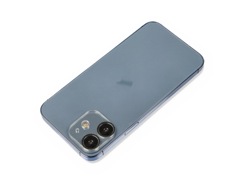 Newface iPhone 12 Shine Kamera Lens Koruma Cam - Siyah