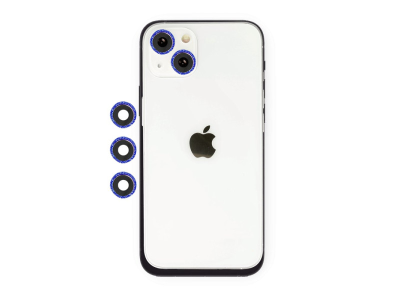 Newface iPhone 13 Mini Shine Kamera Lens - Lacivert
