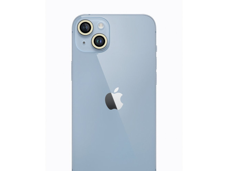 Newface iPhone 13 Neon Fosforlu Kamera Lens - Beyaz
