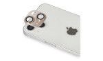 Newface iPhone 13 Pers Alüminyum Kamera Lens - Gold