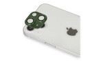 Newface iPhone 13 Pers Alüminyum Kamera Lens - Yeşil