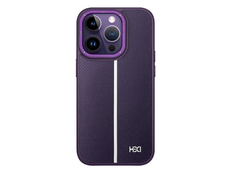 HDD iPhone 13 Pro Kılıf HBC-155 Lizbon Kapak - Derin Mor