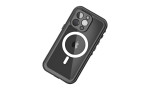 Newface iPhone 13 Pro Kılıf Red Pepper Magneticsafe Su Geçirmez Kılıf - Siyah-Gri
